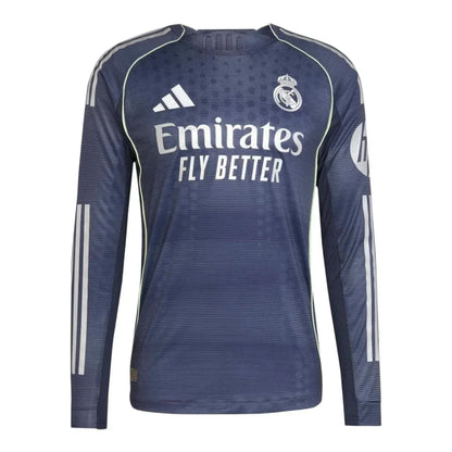 Real Madrid Away 25/26 Jersey - Long Sleeve
